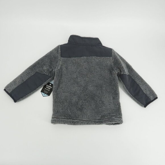 Members Mark Toddler Boy 4 Gray Fleece Jacket Zip-Up Pockets NWT - Picture 3 of 3